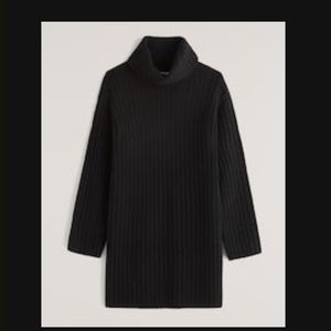 Abercrombie and Fitch XL Black Easy fitting turtleneck sweater dress
Worn once